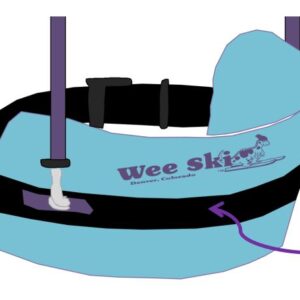 Wee Ski Child Sport Harness Blue with Green - Image 5