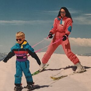 Wee Ski Child Sport Harness Blue with Green - Image 3
