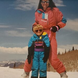 Wee Ski Child Sport Harness Blue with Green - Image 4